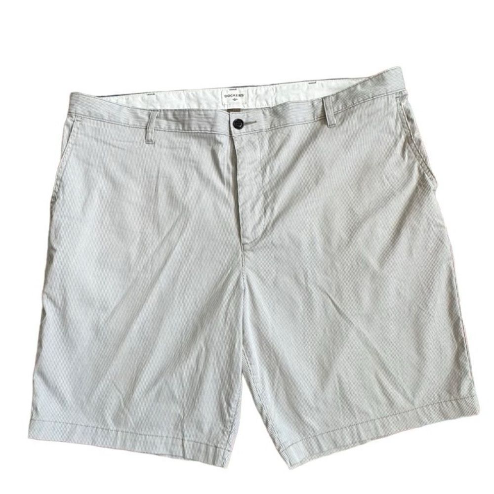 Dockers Men’s Seersucker Shorts Pockets  Golf Preppy Casual